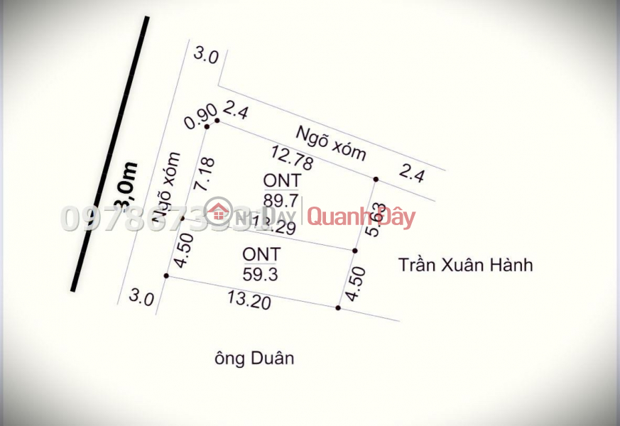 Property Search Vietnam | OneDay | Nhà ở Niêm yết bán | CHÍNH CHỦ BÁN LÔ ĐẤT NẰM NGAY SAU TRƯỜNG HỌC NGỌC HÒA-TT CHÚC SƠN-CHƯƠNG MỸ