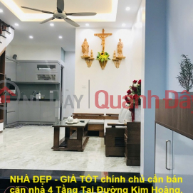 BEAUTIFUL HOUSE - GOOD PRICE, owner needs to sell a 4-storey house at Kim Hoang Street, Van Canh Commune, Hoai Duc, Hanoi. _0