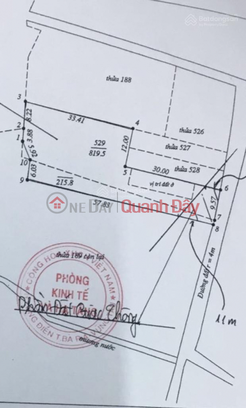 Bán 1000m2 đất thổ vườn đường 26m - Huyện Long Điền - BRVT - chính chủ _0