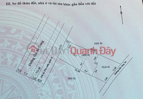 BÁN 564,6 M2 ĐẤT MẶT TIỀN ĐƯỜNG HAI BÀ TRƯNG – PHƯỜNG HỘI AN – LH:0915437069. _0