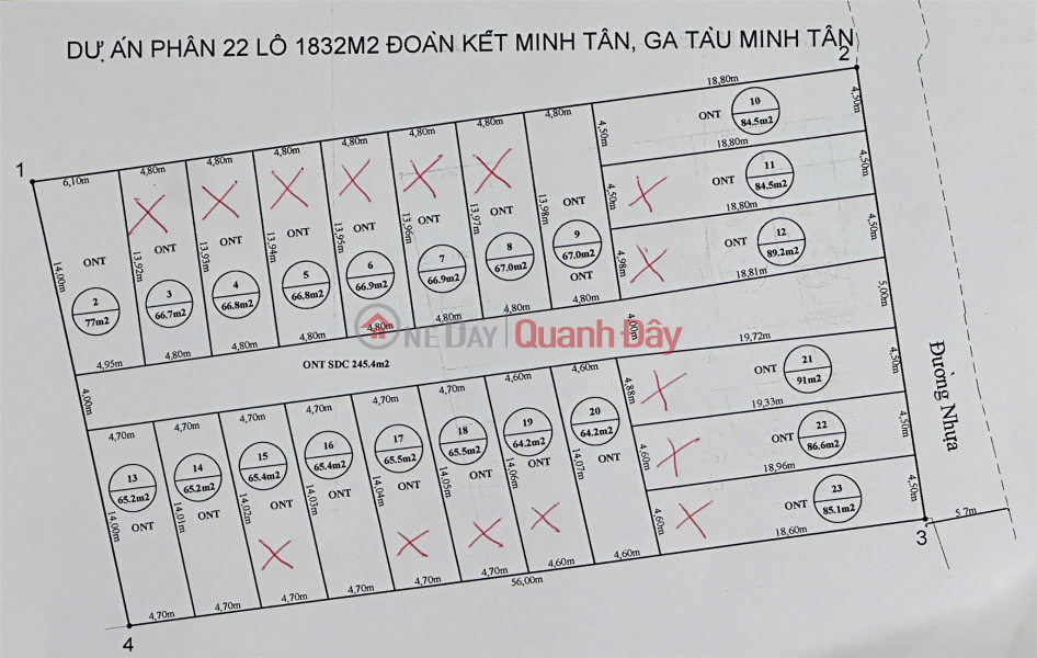Property Search Vietnam | OneDay | Residential | Sales Listings Only 6 F0 lots left in 22 lots at Doan Ket - Minh Tan - Kien Thuy - Hai Phong