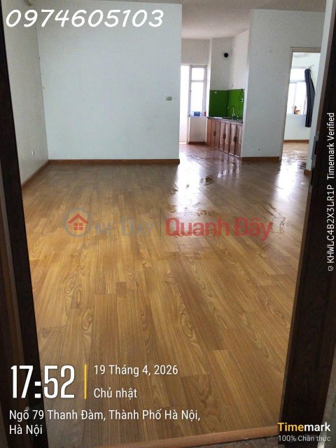 Chính chủ cần cho thuê căn 508B chung cư Riverside Tower 79 Thanh Đàm, Hoàng Mai, Hà Nội. _0