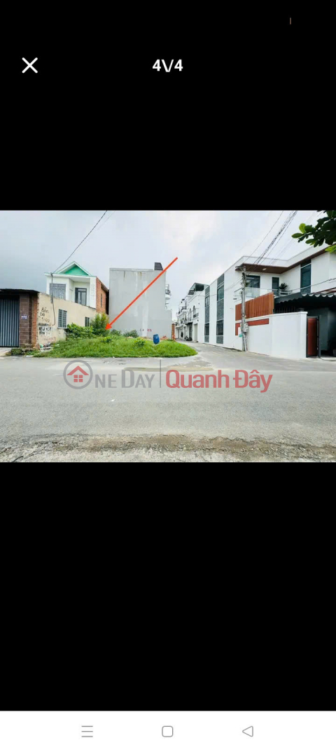 Beautiful land, separate residential land title, 7m wide asphalt road, near gas station 75, price only 2 billion 550 _0