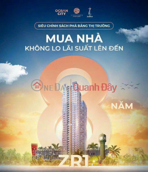 Only from 150 million to own an apartment at Vinhomes Ocean Park Gia Lam. No worries about interest up to 8 years Sales Listings