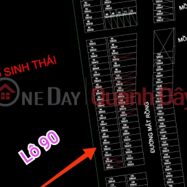 Selling land lot 90, 200m2, lake view, 15m, resettlement to Mat Rong fishing port, Lap Le, Thuy Nguyen, foot of Ngo bridge _0