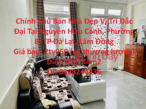 Beautiful House For Sale By Owner, Prime Location At Nguyen Huu Canh, Ward 8, Da Lat City, Lam Dong _0
