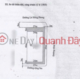 Bán lô đất 3 mặt đường DT 1485M Đường Lê Hồng Phong Hải An HP _0