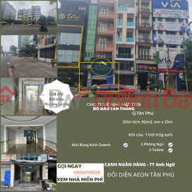 House for rent on Bo Bao Tan Thang frontage, 92m2, 18 million - OPPOSITE AEON _0