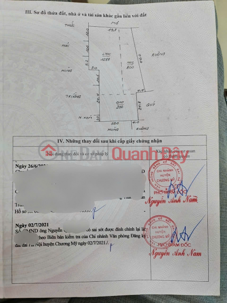 Property Search Vietnam | OneDay | Nhà ở | Niêm yết bán, CHÍNH CHỦ BÁN LÔ ĐẤT ĐẸP tại thôn Xuân Sen, xã Thủy Xuân Tiên, Chương Mỹ, Hà Nội