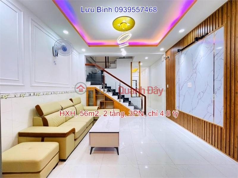 Property Search Vietnam | OneDay | Nhà ở | Niêm yết bán | Ngộp! Phan Huy Ích, Phường 12, Gò Vấp – HXH, 56m2, 2 tầng, 4.8 tỷ