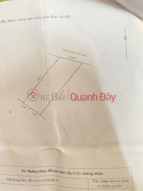 Bán Đất Thổ Cư 256m2, Mặt Tiền Đường Bùi Thị Xuân- Phường Sa Đéc, Đồng Tháp. Giá 1 tỷ 650 triệu _0
