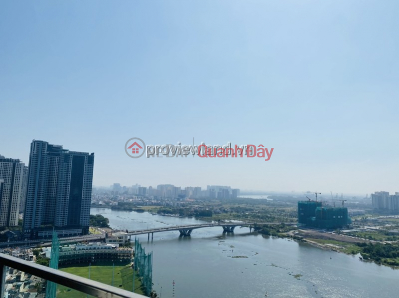 Vinhomes Golden River apartment for rent on the middle floor with 3 bedrooms, full furniture, river view Rental Listings