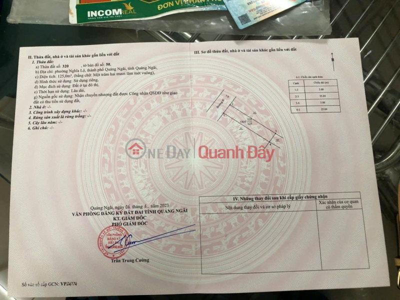 GIÁ 1,85 TỶ – LÔ GÓC 125m² HẺM Ô TÔ 7M LÊ QUÝ ĐÔN, NGHĨA LỘ Việt Nam Bán | đ 1,85 tỷ