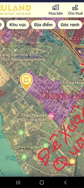 Property Search Vietnam | OneDay | Nhà ở | Niêm yết bán | Bán 150m2 đất, gần cầu Trần Hưng Đạo, mặt đường giếng Nhật, khu Thạch Cầu 20,5 triệu/m2