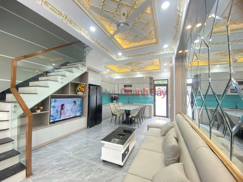 đ 7.2 Billion, Selling 4-storey townhouse, 64m2, 4 bedrooms, Binh Thang, Di An, Binh Duong. Red book, price 7.2 billion.