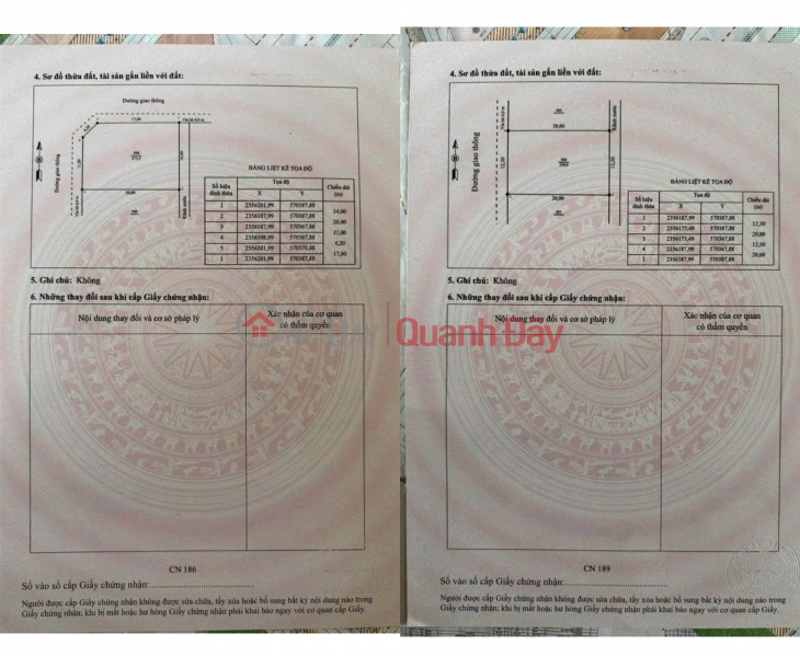Property Search Vietnam | OneDay | Residential, Sales Listings | OWNER SELLING 2 SUPER VIP VILLA PLOTS - Hong Ha 1 Area, Tho Son Ward, Viet Tri City, Phu Tho Province