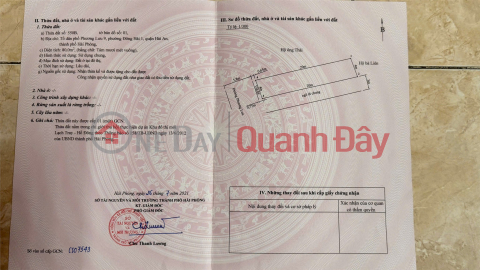 Owner selling land with house included, located on Phuong Luu Street, Dong Hai 1 Ward, Hai An District, Hai Phong. _0