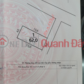 62m2 of land in Trau Quy, Gia Lam, small car in, 30m out main road. Only 6x million square meters. Contact 0989894845 _0