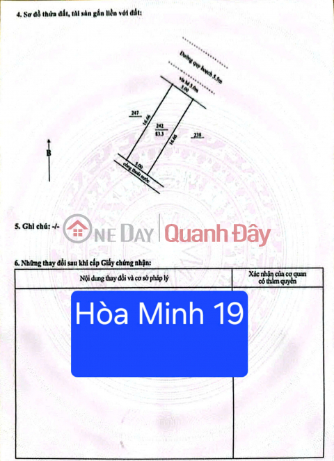 Land for sale on Hoa Minh 19 Street - Near Hanoi University of Technology. _0