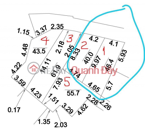 Owner sells a 40 m2 plot of land near Chuc Son, price only around 1 billion - Right in the center of Hop Dong commune - Front _0