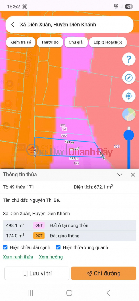 RESIDENTIAL LAND - Good Location - Owner Needs to Sell in Dien Xuan Commune, Dien Khanh, Khanh Hoa _0