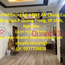 CHÍNH CHỦ CẦN BÁN CĂN Chung Cư Bông Sen TP Vinh - Nghệ An _0