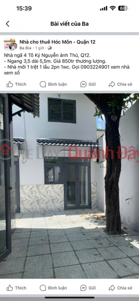 Property Search Vietnam | OneDay | Nhà ở Niêm yết bán Chính Chủ Cần Bán nhanh căn nhà vị trí đẹp tại quận 12, TPHCM