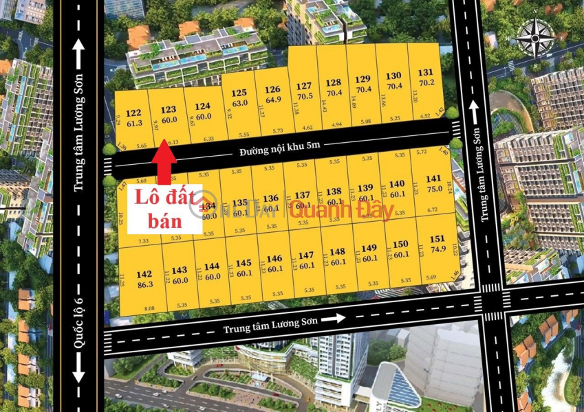 60m - frontage more than 6m - nice infrastructure - just over billion around - The owner asked me to sell the plot of land 60m, frontage 6.13m, Sales Listings