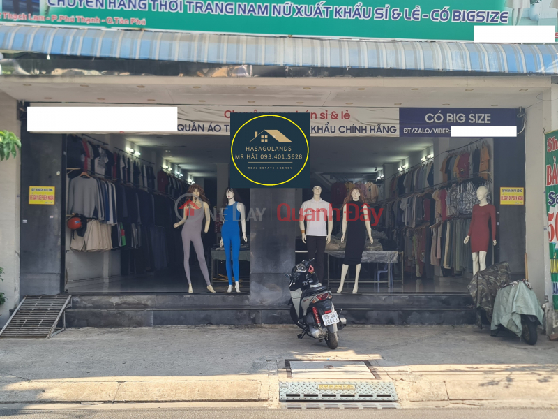 Property Search Vietnam | OneDay | Residential, Rental Listings, House for rent on Thach Lam frontage, 160m2, 3 floors, 65 million - near intersection 4