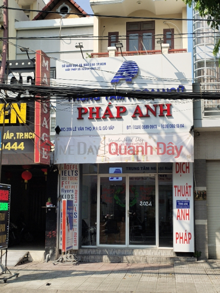 Trung tâm ngoại ngữ PHÁP ANH - 209 Lê Văn Thọ (PHAP ANH LANGUAGE CENTER - Le Van Tho Street) Gò Vấp | ()(1)