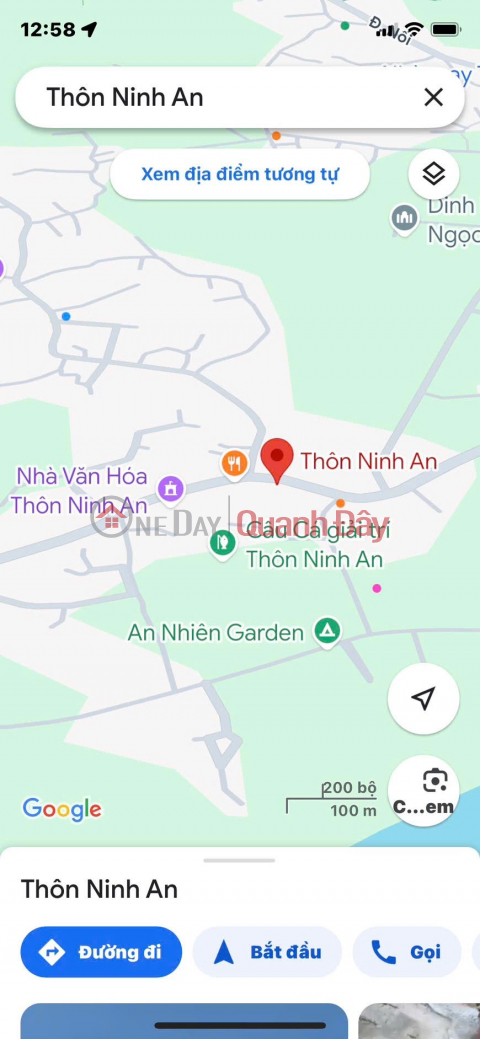 Chính Chủ Cần bán Lô Đất tại thôn Ninh An, xã Hoà Nhơn, huyện Hoà Vang, Đà Nẵng _0