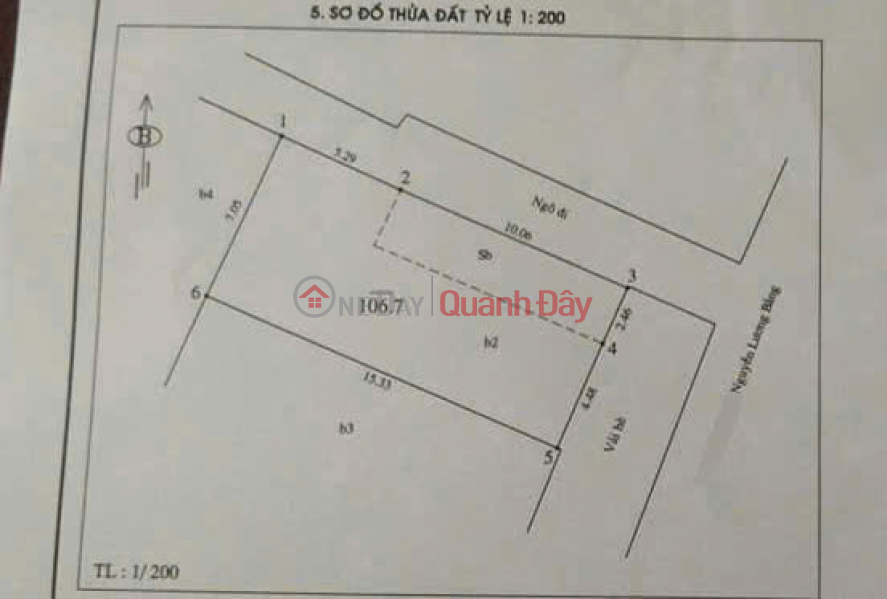 106M2 LAND - FRONTAGE NEARLY 7M - CORNER LOT - CAR - HOANG CAU - DONG DA DISTRICT COMMITTEE - 38 BILLION (Negotiable) Vietnam, Sales đ 38 Billion