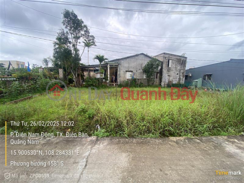 CHỦ CẦN BÁN GẤP ĐẤT TẠI ĐIỆN NAM ĐÔNG - ĐIỆN BÀN GIÁ 2,2TY _0
