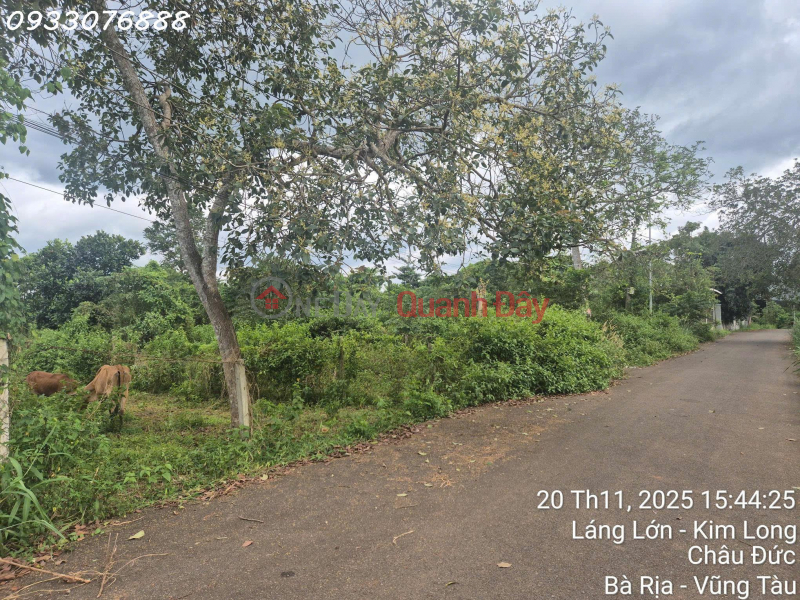 Need money, selling quickly a 325m2 plot of land in Kim Long, Chau Duc, Ba Ria Vung Tau, price 1.8 billion VND. Sales Listings