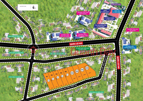 Selling 241m2 of residential land completely near Hoa Vang District Administrative Center, 500m from National Highway 14B _0
