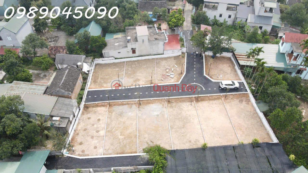 đ 2.2 Billion, Super product corner lot with 2 street fronts in Co Dong commune, Son Tay, area 100m2 full residential land, price over 2 billion