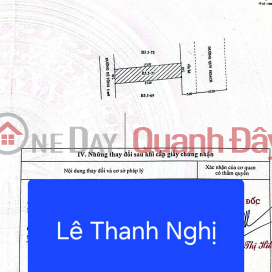House for sale with two street frontages (front and back) on Le Thanh Nghi Street - Opposite Hoa Cuong Market _0
