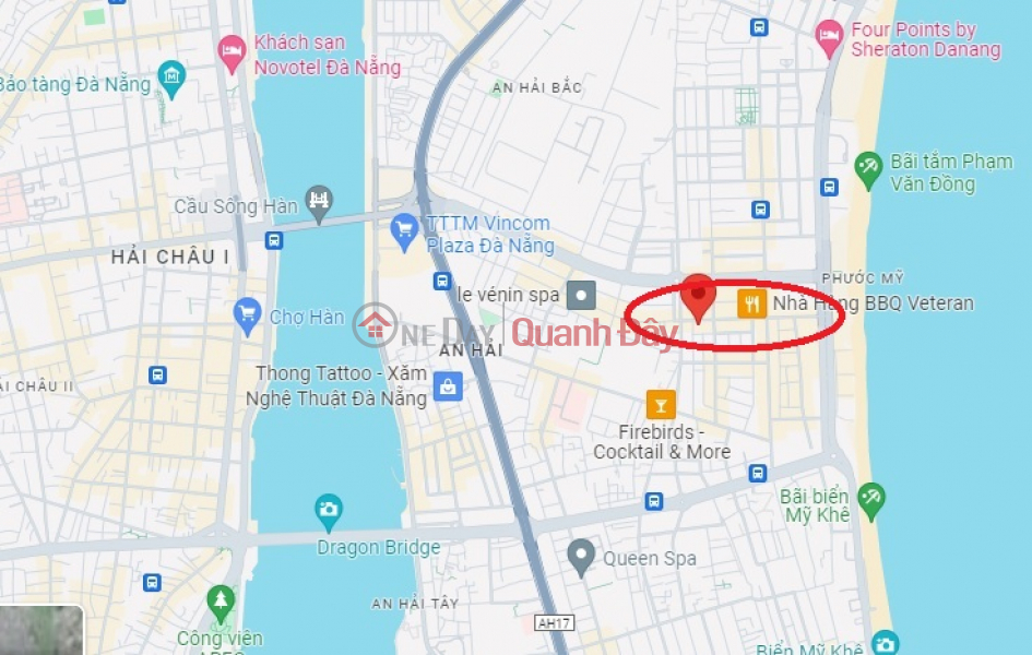 ► Biệt Thự Mặt Tiền đường 7.5m thẳng ra Bãi Biển Phạm Văn Đồng, 385m2, 3 tầng Việt Nam | Bán | ₫ 55 tỷ