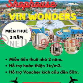 CHO THUÊ SHOPHOUSE VIN WONDERS Tại Phú Quốc, Kiên Giang _0