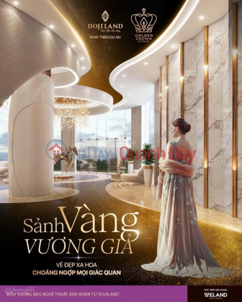 Property Search Vietnam | OneDay | Residential | Sales Listings Super nice view - Receive booking for exclusive fund DAZ luxury apartment Golden Crown Hai Phong!