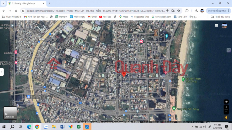 LOSEBY STREET, A FEW STEPS TO MY KHE BEACH, LEFT LOT OF 95M2 (5X19). OWNER NEEDS TO SELL FOR RE-AUCTION AT PRICE OF 12.9 BILLION. _0