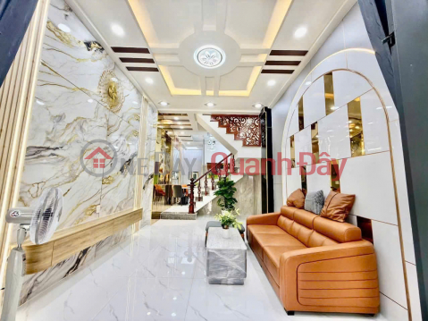 Owner selling a beautiful house in Hiep Thanh Ward, District 12 - 6m wide alley accessible by car, near Hiep Thanh market, ready to move in. _0