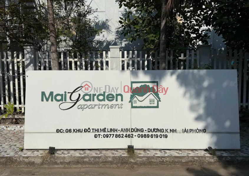 Cho thuê tòa nhà diện tích 1200m2 Maigarden, khu đô thị Mê Linh Niêm yết cho thuê