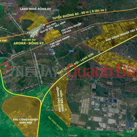 LAND - AROMA TRANG HA URBAN AREA - TU SON CENTER - BAC NINH - PRICE ONLY 2xx BILLION\/LOT _0