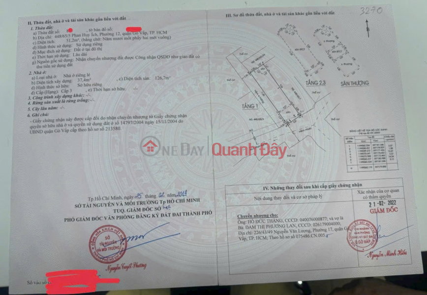 Property Search Vietnam | OneDay | Residential, Sales Listings, BEAUTIFUL HOUSE - GOOD PRICE - OWNER FOR SALE At 448\\/65\\/5 Phan Huy Ich, An Hoi Tay Ward