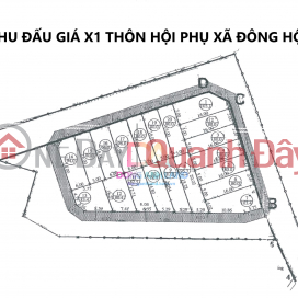 Land for sale at auction X1 Dong Anh Association, near Vin Co Loa project with great potential _0
