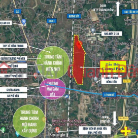 I need to sell a 160m2 plot of land urgently in Pho Yen Thai Nguyen Center, Tan Duc project _0