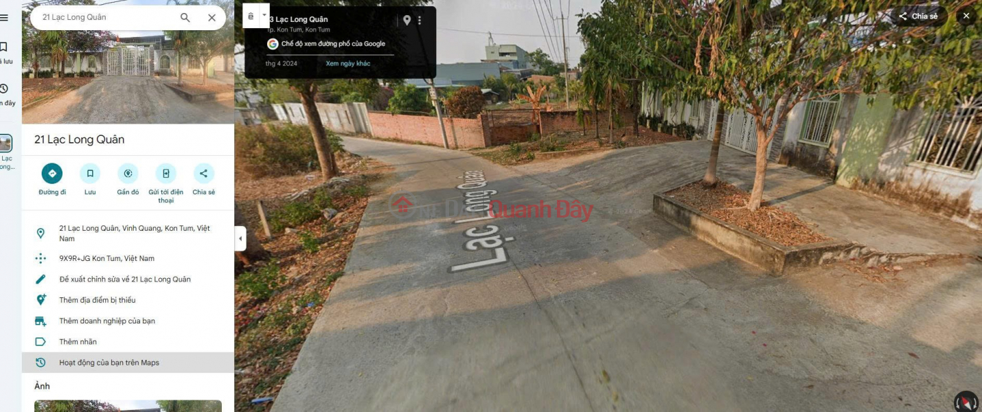 BEAUTIFUL LAND – GOOD PRICE – BUY LAND GET A FREE 4-LEVEL HOUSE AT Lac Long Quan, Quang Trung Ward, Kon Tum City Sales Listings