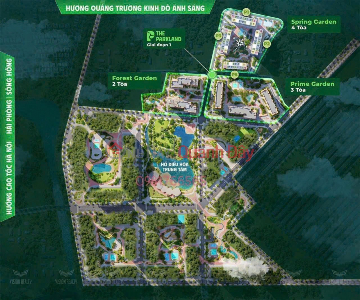 HOT DEAL! Only 62.4 million VND\\/m2! OWN A LUXURY APARTMENT WITH A BEAUTIFUL VIEW NOW! The Parkland - Imperia Ocean City Project Sales Listings