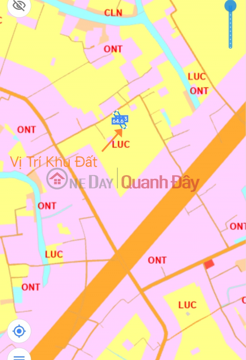 Bán gấp lô đất lúa Xã Đức Tân giá 1 tỷ _0